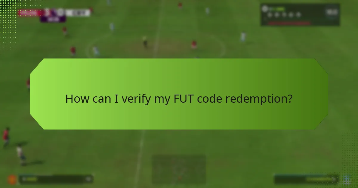 How do I redeem FUT codes in-game?