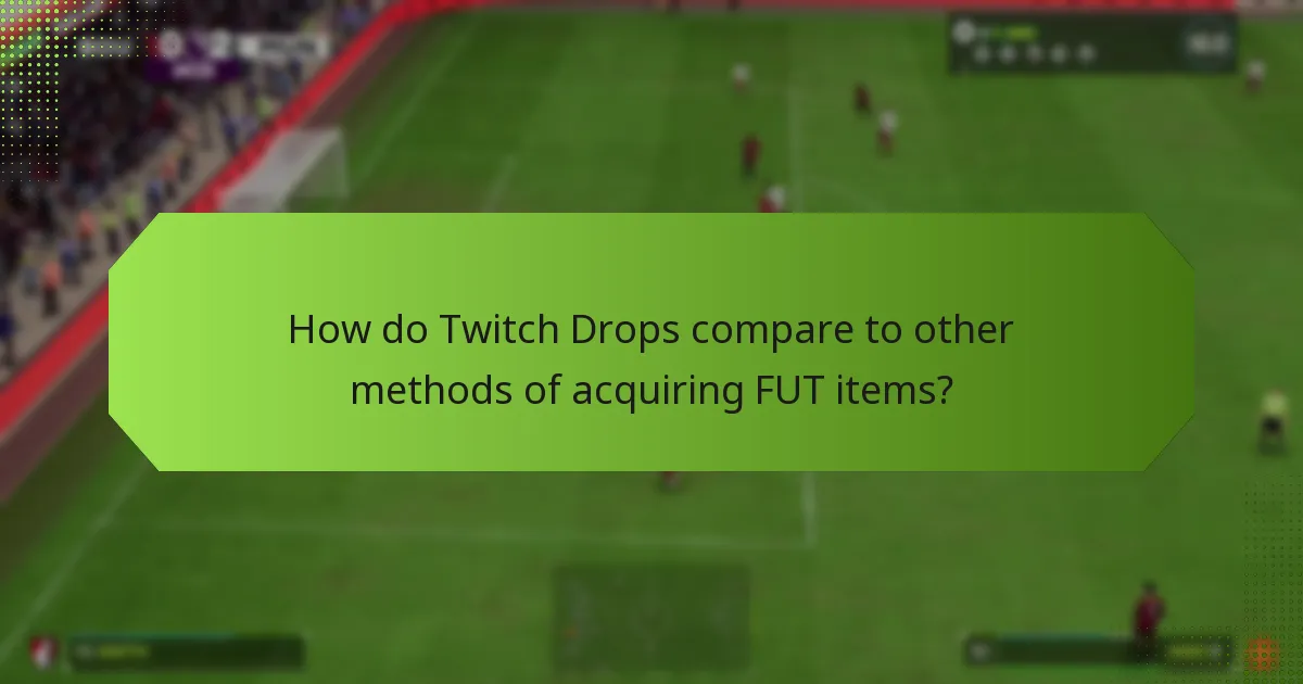 How can players effectively use Twitch Drops to acquire FUT items?