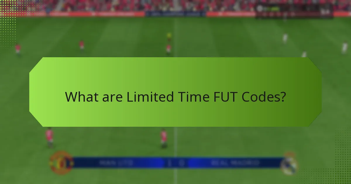 How do I redeem Limited Time FUT Codes?